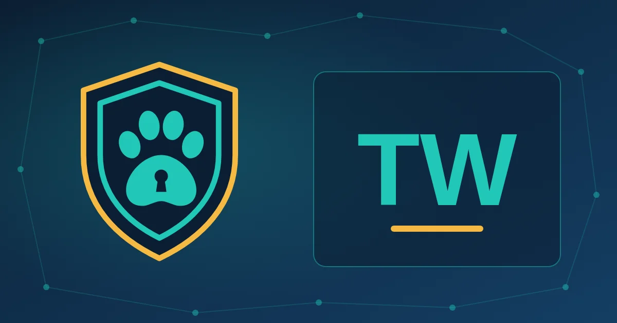 VPN Guard Dog shield with TW label for the best VPN for Taiwan guide